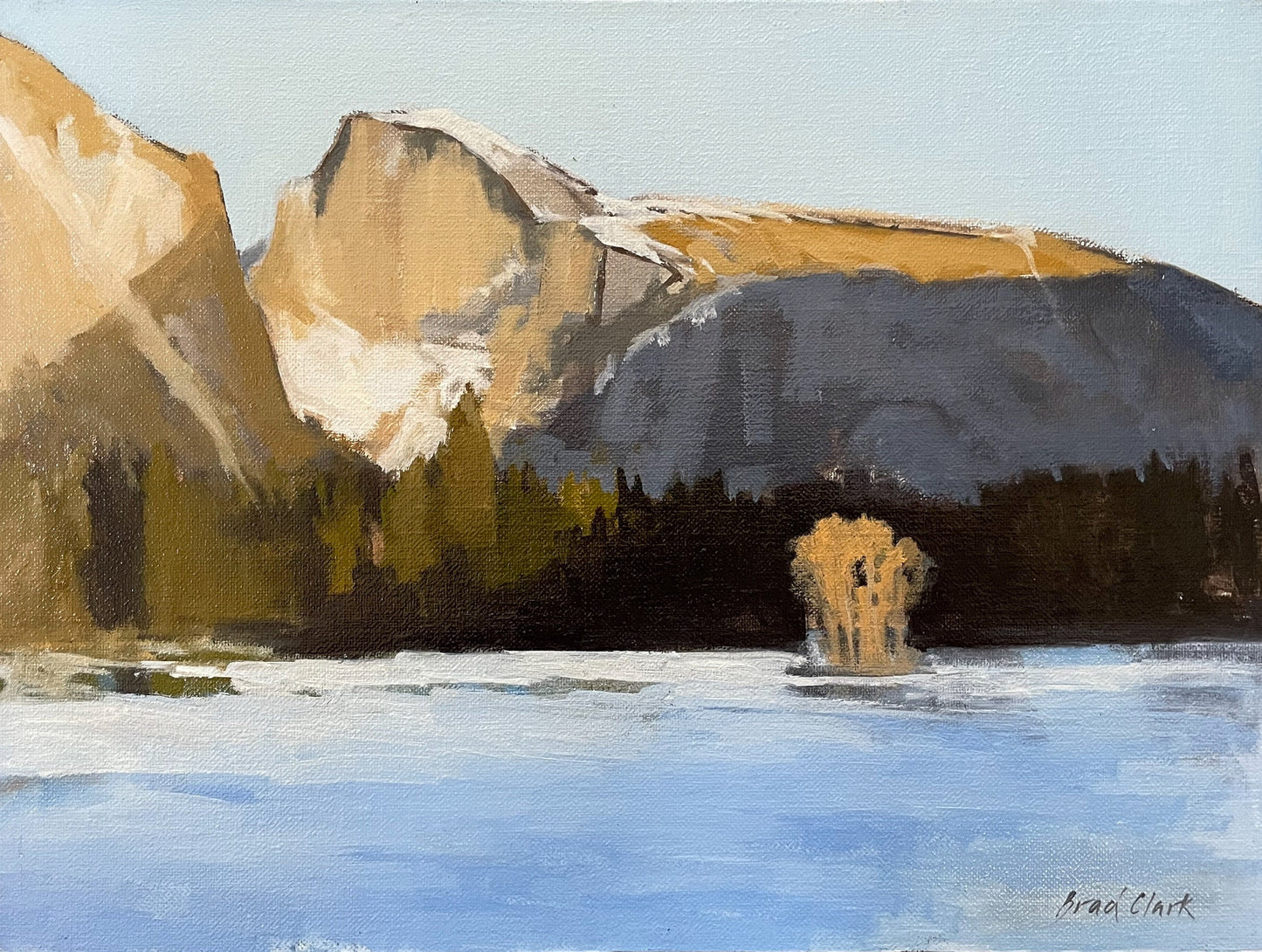 Half Dome after Snow