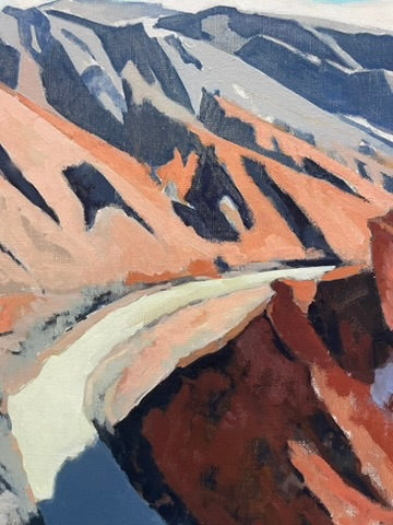 Light and Shadow on the River Gorge