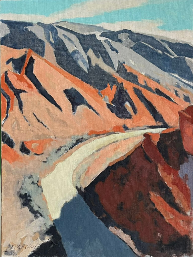 Light and Shadow on the River Gorge