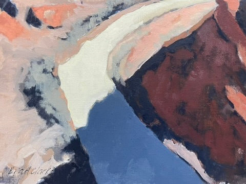 Light and Shadow on the River Gorge