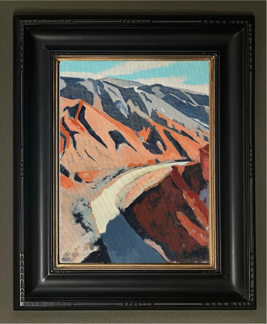 Light and Shadow on the River Gorge